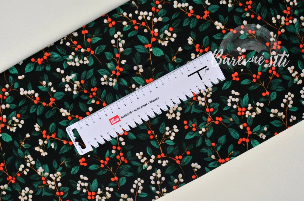 Úplet, Červené a bílé bobulky (E) 1m/ks