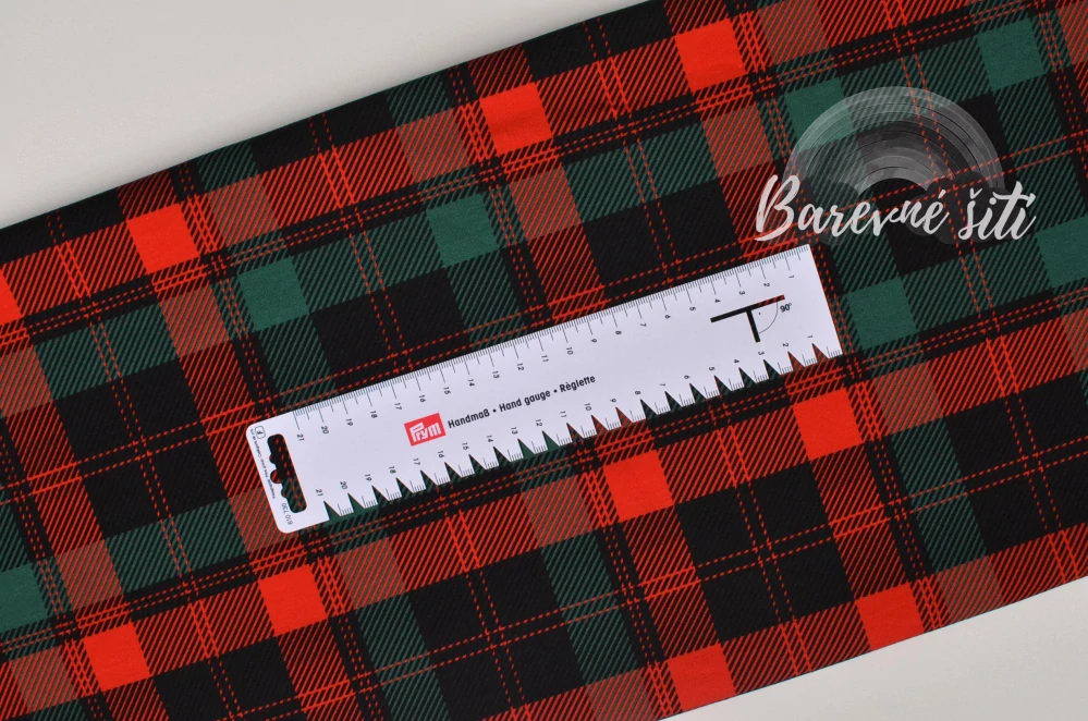 Úplet, Vánoční zelenočervené káro (E)