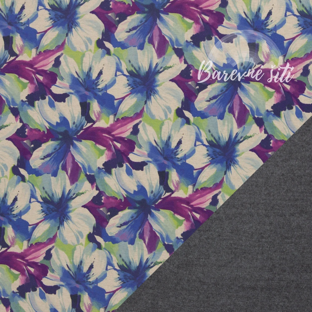 Alpenfleece Zářivé květy (E)