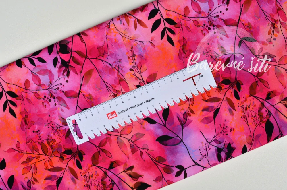 Úplet, Lístečky na růžovofialové (E) 0,90m/ks