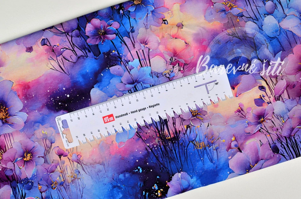 Úplet, Světlé fialkové květy při západu slunce (E) 1,05m/Ks