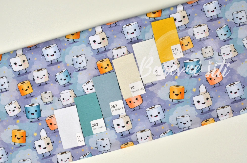 Úplet, Veselé toaleťáky (E) 35m/ks