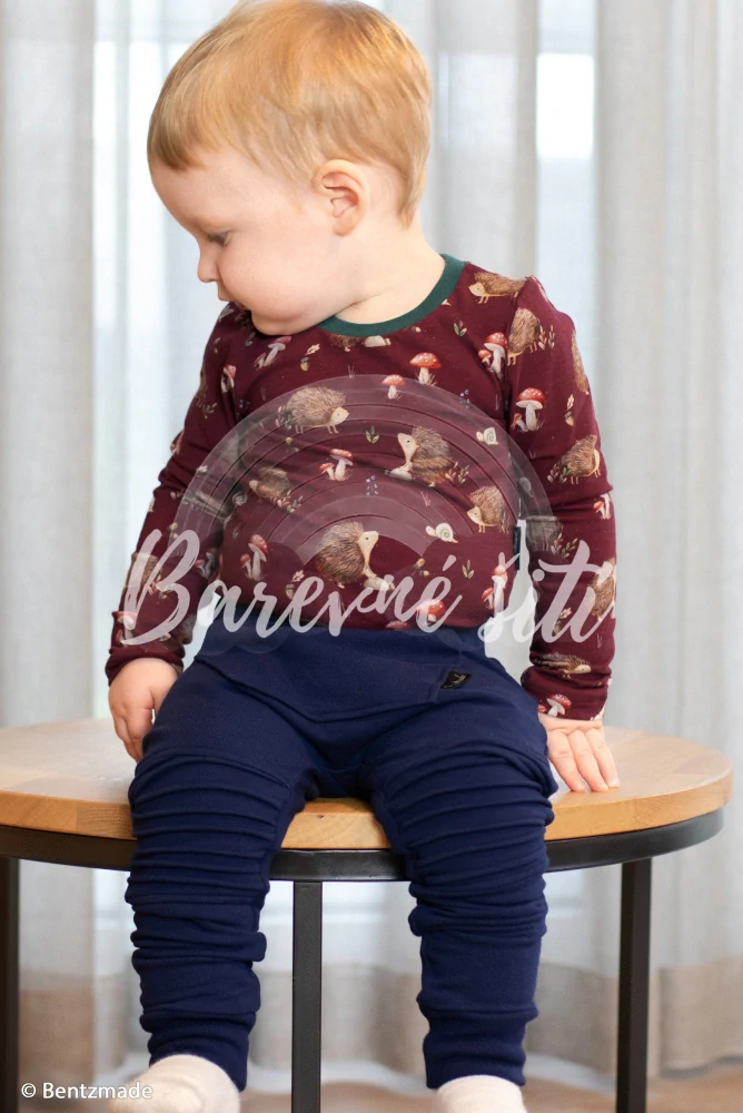 Úplet, Ježečci, bordó (E) 1,15m/ks
