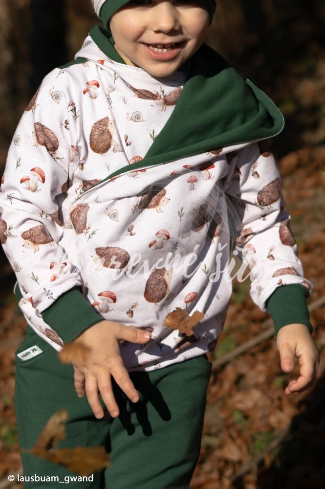 Úplet, Ježečci, bílá (E) 1m/ks