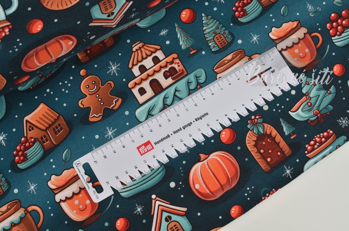 Teplákovina Vánoční motivy (E)
