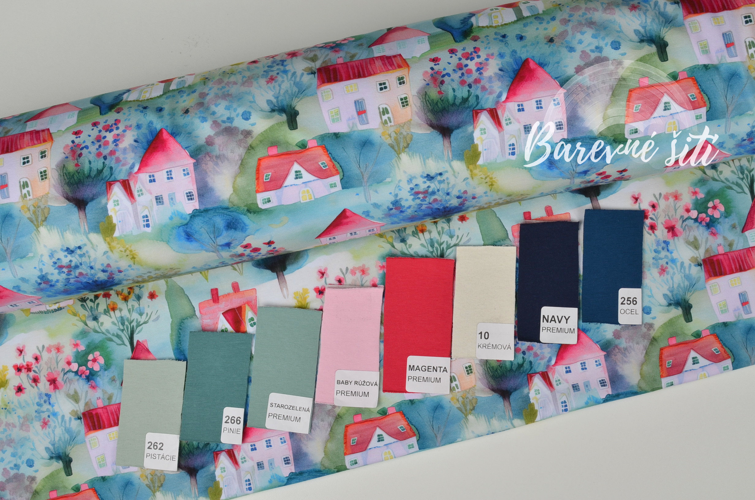 Úplet, Domečky s červenými střechami (E)