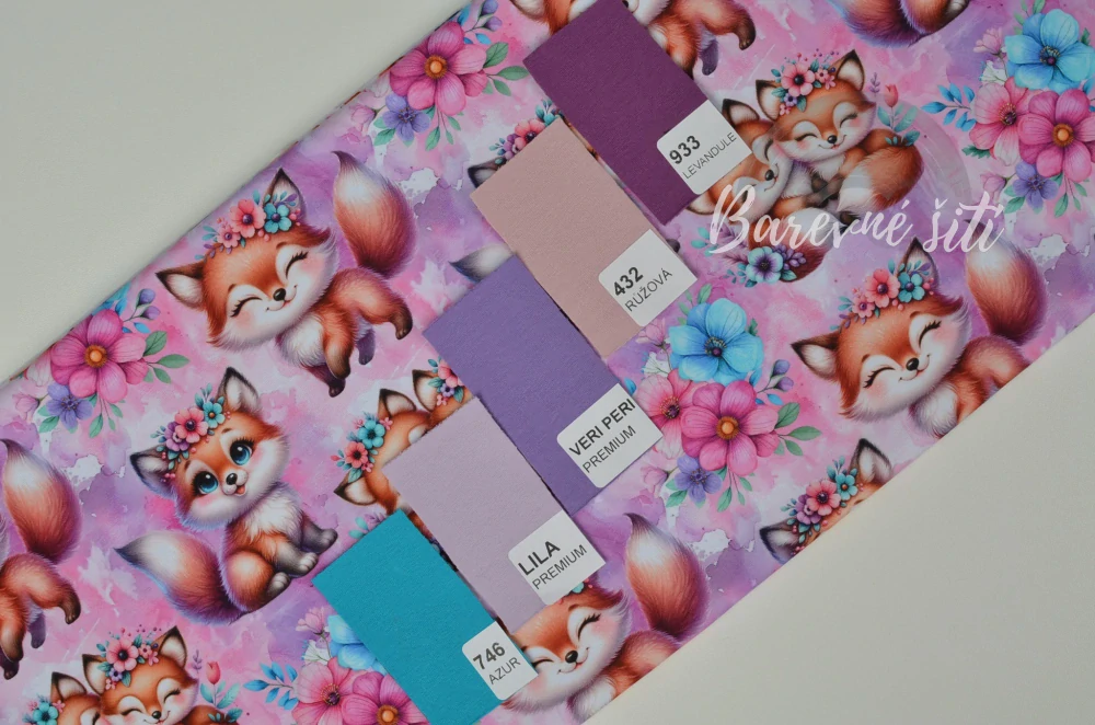 Úplet, Rozkošné liščí holčičky (E) 0,7m/Ks