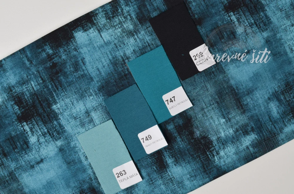 Úplet, Petrolejovočerná (E) 0,80m/ks