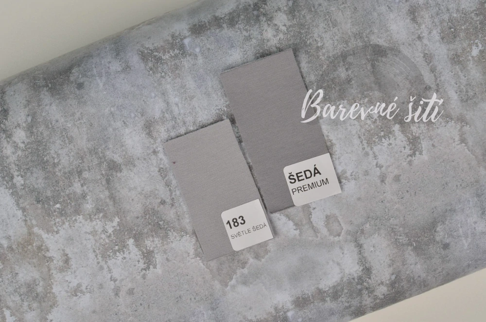 Úplet, Světle šedý beton (E)