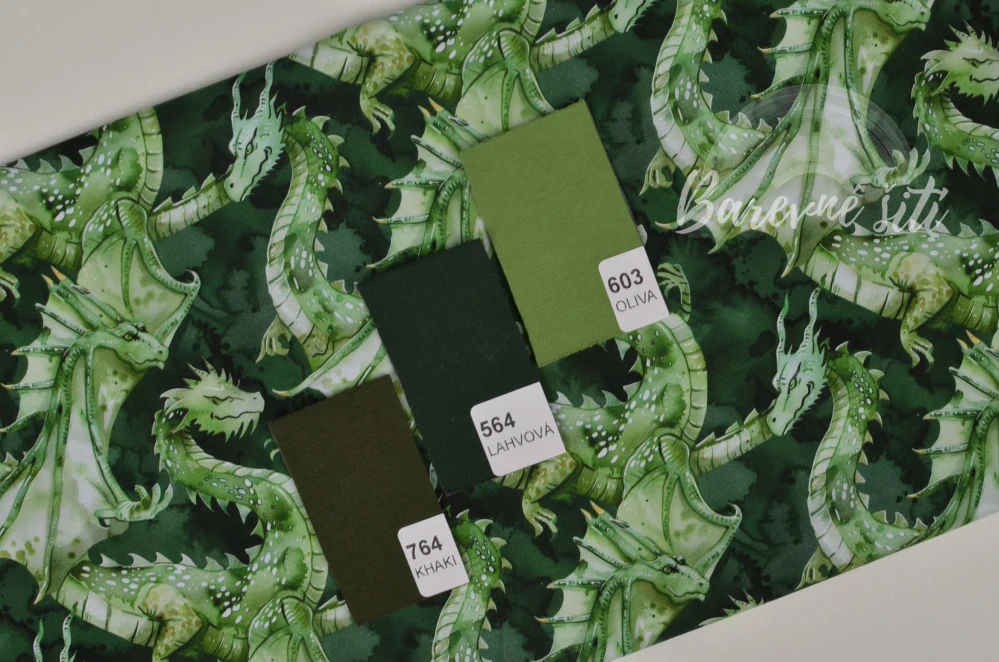 Úplet, Zelení draci (E) 0,55m/ks