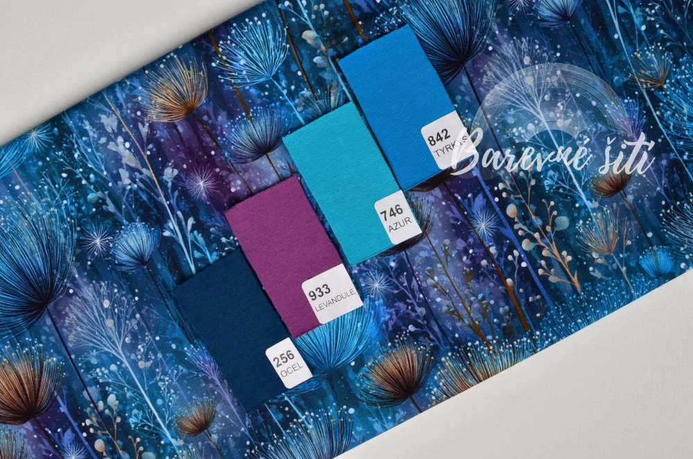 Úplet, Modrozimní rostlinky (E) 1,50m/ks