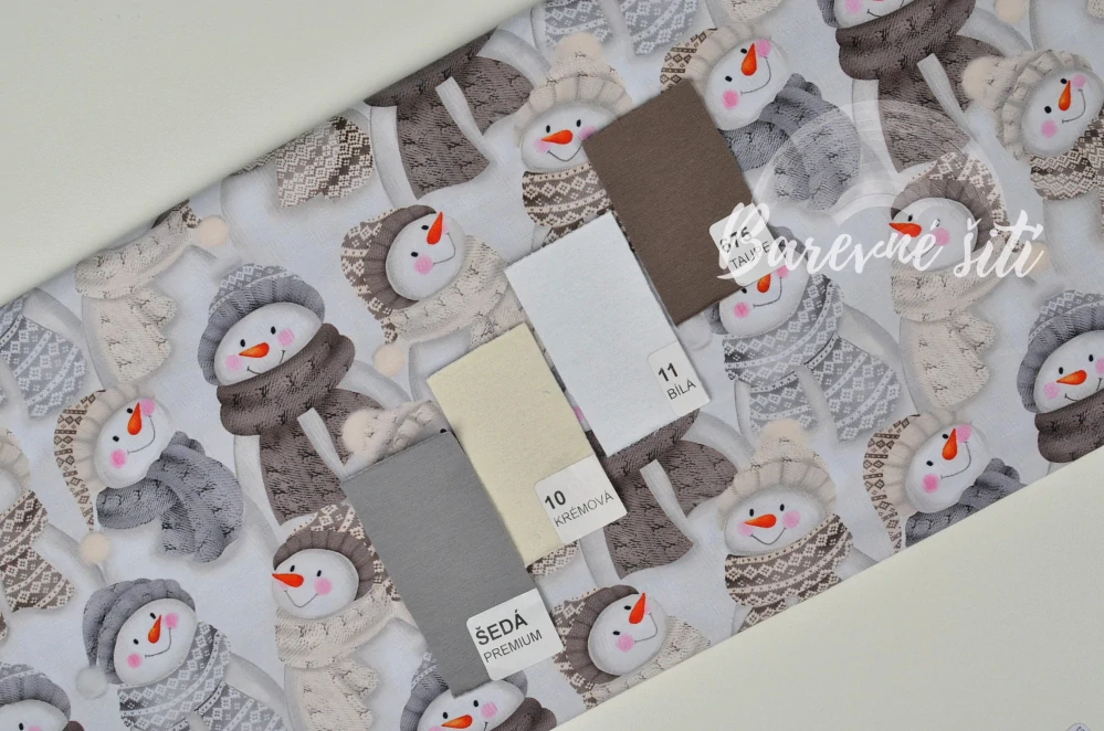 Úplet, Krémoví sněhuláčci (E) 1,5m/ks