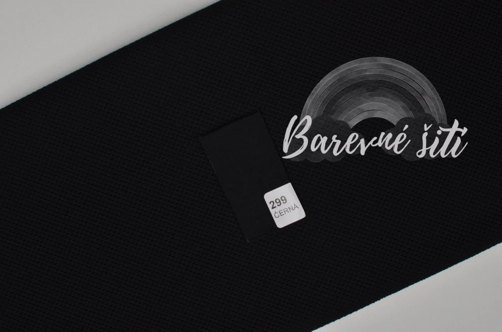 Teplákovina 3D Černá (E) 1,30m/ks