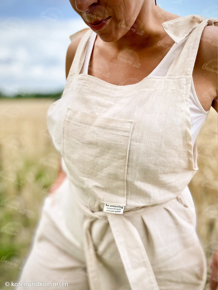 Košilovina, chambray, Sanna Béžová (E)