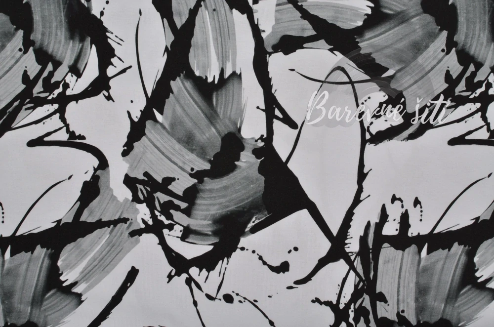 Teplákovina, Černobílé abstraktní umění (E)