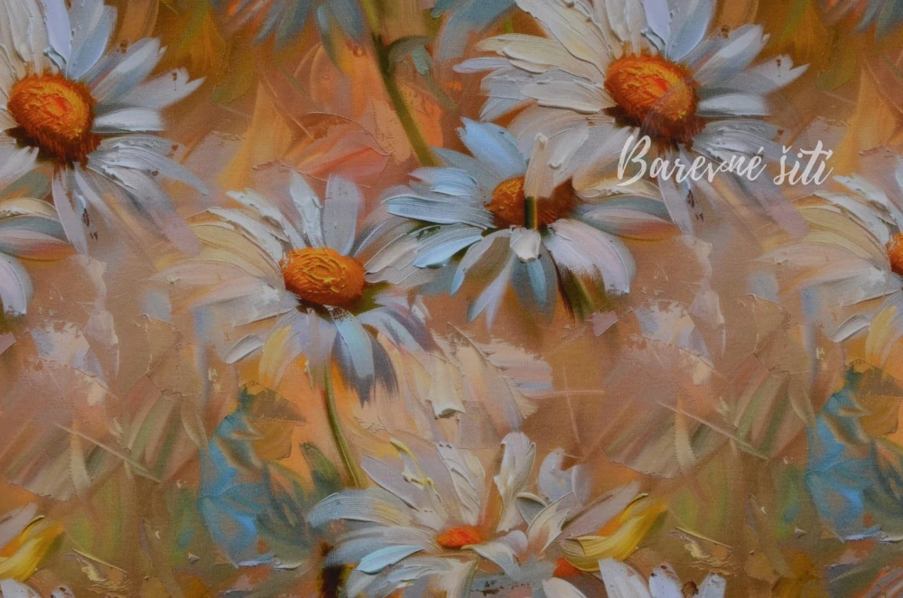 Úplet, Kopretiny tempera žlutá (E)