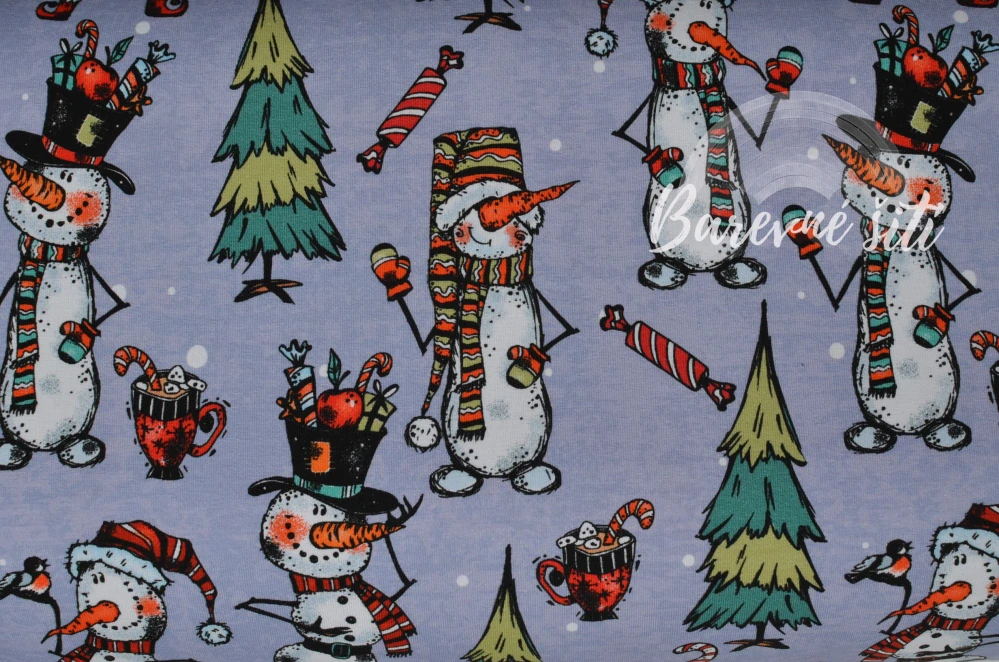 Úplet, Vánoční sněhuláci (E) 0,65m/ks