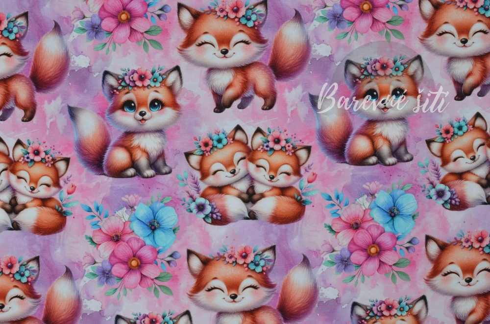 Úplet, Rozkošné liščí holčičky (E) 0,7m/Ks