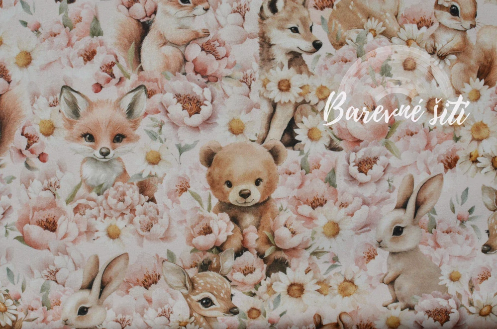 Teplákovina, Lesní zvířátka v květech (E)