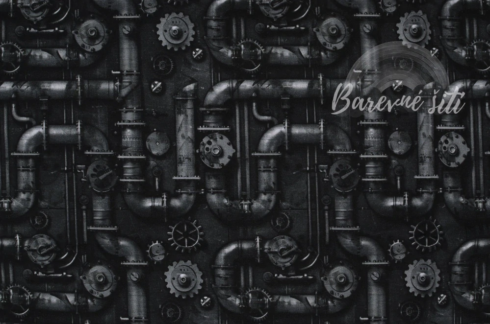 Úplet, Industriální trubky, šedá (E)