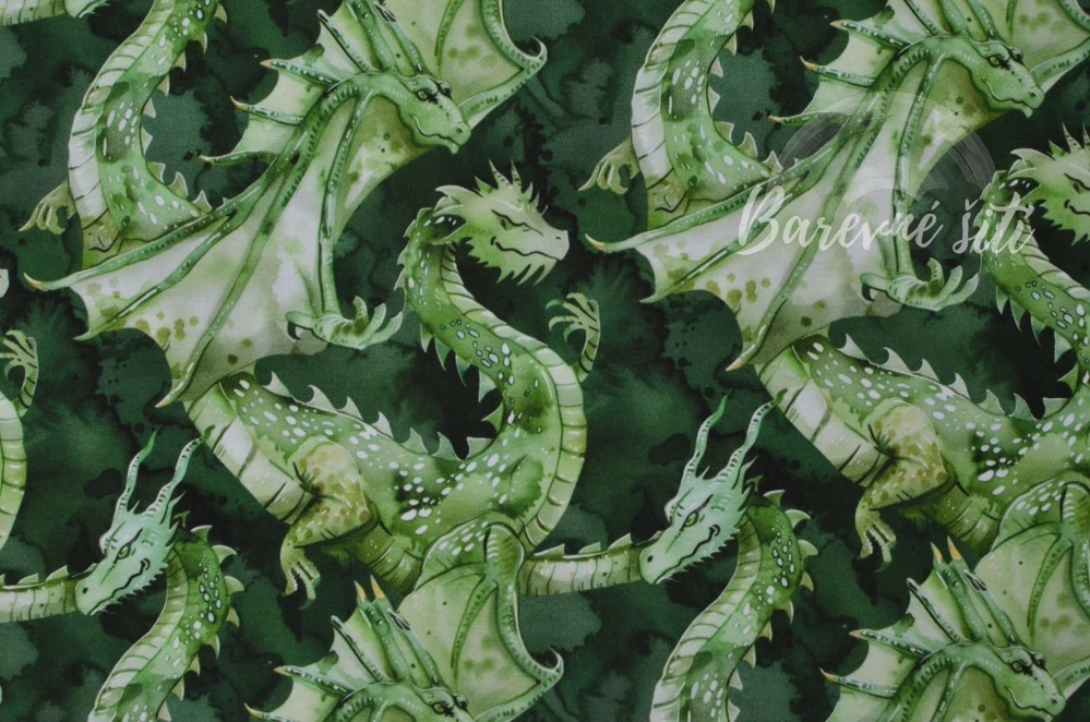 Úplet, Zelení draci (E) 0,55m/ks