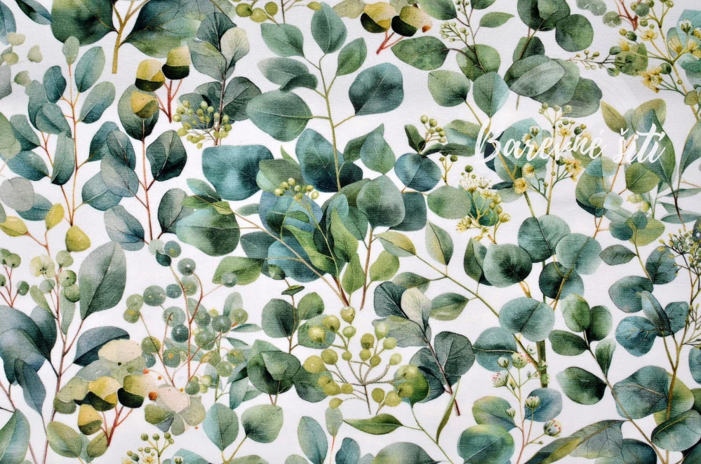 Úplet, Zelené eukalyptové lístky (E) 0,90m/ks