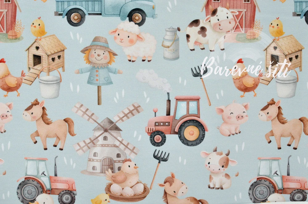 Teplákovina, Zemědělská doplňková světle modrá (E)