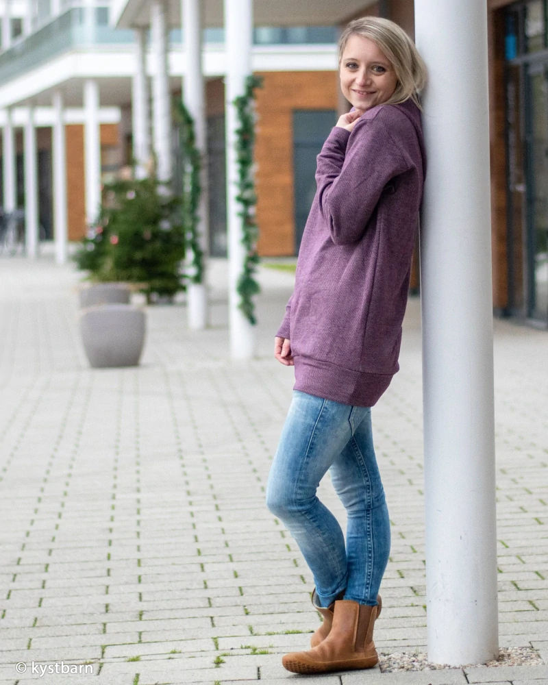 Teplákovina zateplená Švestka (E) 0,8m/ks