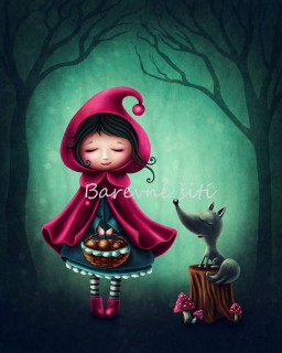 Úplet, Karkulka v lese, panel M (E)