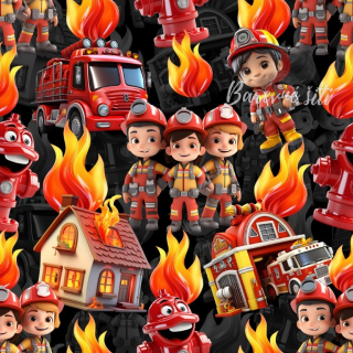 Úplet, Požárníci dětský vzor (E)