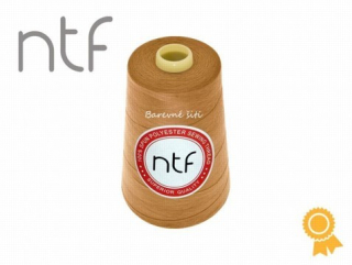 Zlatožlutá 313 / Medová Premium, overlock niť, NTF 5000y (E)