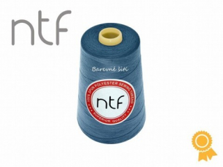 Světlý petrolej 747, overlock niť, NTF 5000y (E)