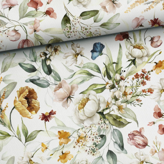 Úplet Podzimní květy na světlé (E)