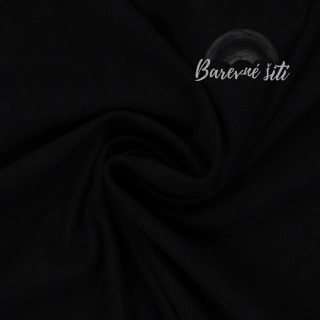 Teplákovina broušená Černá (E) 0,47m/ks