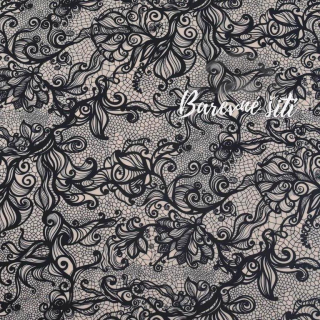 Venezia, Béžovočerná krajka (E)