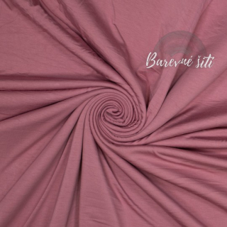 Bambusový úplet Starorůžová BIO (E)