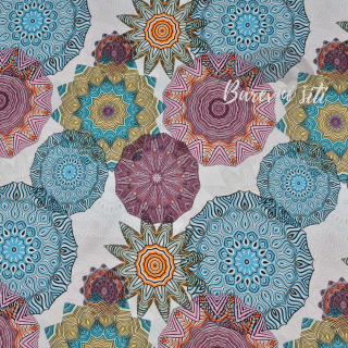 Úplet Mandaly obrysové zemité (E)