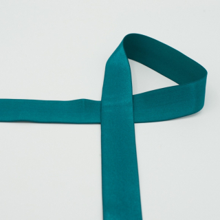 Prádlová guma saténová Petrolej 3cm (E)