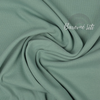 Náplet žebrovaný, Starozelená Premium (E)