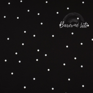 Úplet, Bílé puntíky, Černý Premium (E)