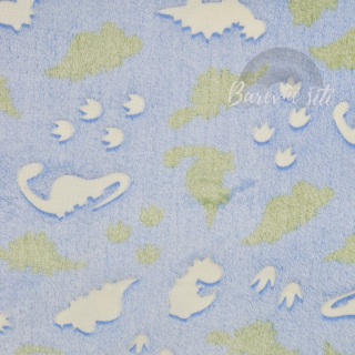 Wellness Fleece svítící ve tmě Dino (E)