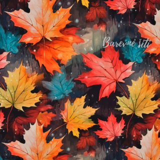 Úplet Malované podzimní listy (E)