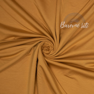 Bambusový úplet Hořčice BIO (E)