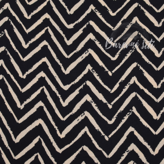 Viskoza, ZigZag Černá (E)