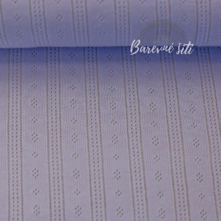 Ajour, úplet s dírkami LILA (E)