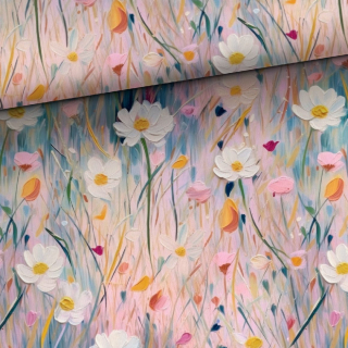 Úplet Kopretiny na starorůžové (E) 0,95m/ks