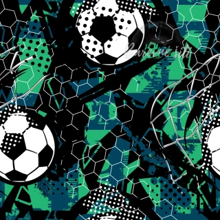 Úplet, Fotbalové míče na zelenočerné (E)