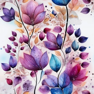 Silky, Fialovomodré květy a lístky (E)