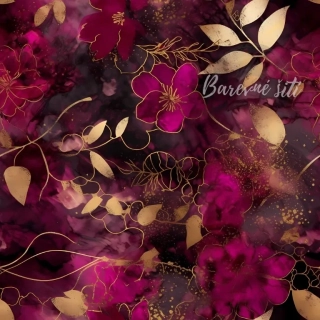 Venezia, Purpurové zlaté květy (E)**