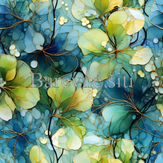 Úplet, Zelenkavomodré lístky (E)